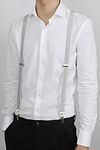 Suitable Suspenders Silver Model / Voorkant