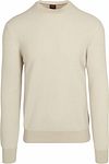 BOSS Sweter Beżowy 50523575-271