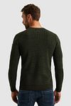 Sweter PME Legend Rib Melange w kolorze ciemnozielonym Model / Achterkant