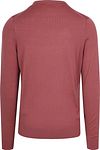 Sweter Suitable z wełny merynosów w kolorze mauve Product / Achterkant