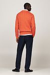 Sweter Tommy Hilfiger Cable w kolorze pomarańczowym Model / Achterkant