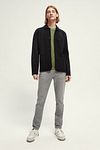 Scotch and Soda Skim Jeans Szare Model / Voorkant
