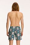 Szorty kąpielowe Shiwi Mayan Print zielone Model / Achterkant
