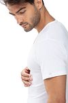 T-Shirt con scollo a V Mey Noblesse Bianco Model / Detail