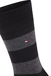 Tommy Hilfiger 2-pack skarpetki w paski, uni, czarne Product / Detail