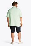 Tommy Hilfiger Big & Tall Poloshirt Groen Model / Achterkant