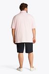 Tommy Hilfiger Big & Tall Poloskjorte i Rosa Model / Achterkant