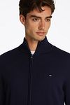 Tommy Hilfiger Gilet Zip Marine Model / Detail