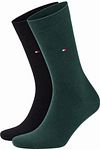 Køb Tommy Hilfiger Classic 2-pak Sokker Grøn Sort 371111-152 | Suitable