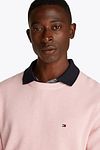 Tommy Hilfiger Structure Trui Pink Model / Detail