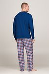 Tommy Hilfiger Pyjamasæt i Navy Rutemønster Model / Achterkant