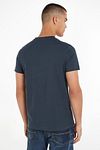 Tommy Hilfiger T-skjorte Logo Militærblå Model / Achterkant