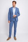 Traje Suitable Strato Ossi de lana azul Model / Voorkant