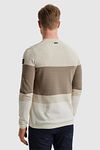 Maglione Vanguard a righe beige Model / Achterkant
