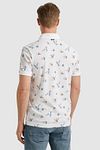 Vanguard Polo Shirt Print White Model / Achterkant