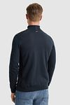 Vanguard Rollkragenpullover Struktur Navy Model / Achterkant