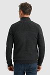 Vanguard Strickjacke Wool Blend Anthrazit Model / Achterkant