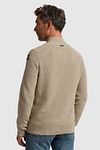 Beżowy sweter Vanguard z półzamkiem Model / Achterkant