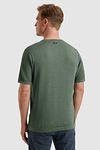 Vanguard T-Shirt z fakturą zielony Model / Achterkant