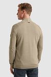 Vanguard Trui Half Zip Beige Model / Achterkant