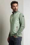 Vanguard Zip Cardigan Green Model / Voorkant