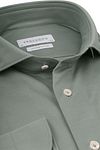 Profuomo Camisa Japanese Knitted verde Product / Detail
