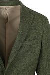 Suitable blazer Bird’s Eye in lana merino verde Product / Detail