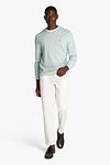 Jersey estructurado Tommy Hilfiger verde menta Model / Voorkant