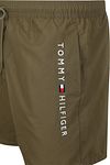 Bañador Tommy Hilfiger de largo medio con cordón, verde militar Product / Detail