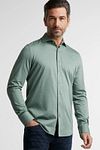 Vanguard Chemise Piqué Vert Chiné Model / Voorkant