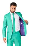 OppoSuits Costume Trendy Turquoise Model / Detail