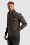 PME Legend Sweat Button Jacket Vert Foncé Model / Zijkant