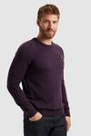 PME Legend Sweater American Classic Cargo Lila Model / Zijkant