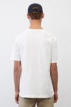 Marc O'Polo T-Shirt Logo Vit Model / Achterkant