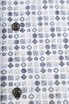 Olymp Luxor Overhemd Print Wit Beige Product / Detail