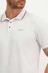 State Of Art Pique Poloshirt Wit Model / Detail