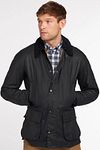 Woskowana kurtka Barbour Ashby w kolorze granatowym Model / Voorkant