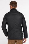 Woskowana kurtka Barbour Ashby w kolorze granatowym Model / Achterkant