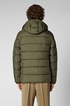 Kurtka Save The Duck Boris w kolorze Laurel Green Model / Achterkant