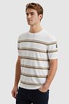 Vanguard dzianinowy T-Shirt w paski Model / Voorkant