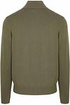 BOSS Kanozip Strickjacke Olivgrün Product / Achterkant