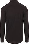 Camicia Suitable Knitted Piqué Nera Product / Achterkant