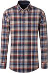 Casa Moda Overhemd Ruiten Herringbone Multicolour kopen | Suitable