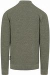 CASAMODA Half-zip Jumper Structure Green melange