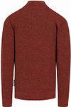 CASAMODA Half-zip Jumper Structure Brick marl Product / Achterkant