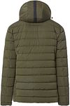 Chaqueta puffer con capucha CASAMODA en verde oliva Product / Achterkant