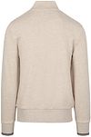 Fred Perry Half Zip Trui Melange Beige Product / Achterkant