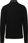 Fred Perry polo z długim rękawem czarne W54 Product / Achterkant