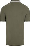 Koszulka polo Fred Perry Twin Tipped M3600 w kolorze zielonym 87B Product / Achterkant