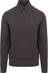 Lyle & Scott Half Zip Pull Tonal Antraciet commander en ligne | ML2022TON-W635 | Suitable Luxembourg